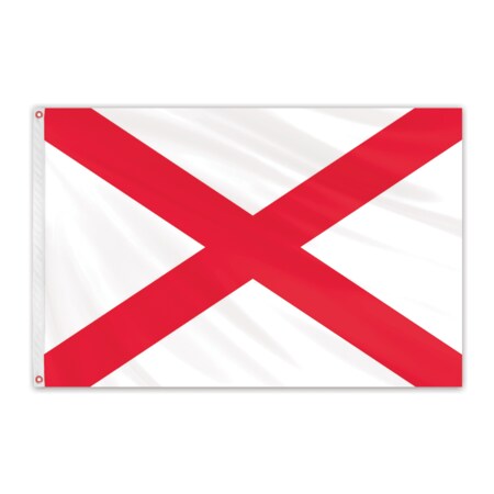Global Flags Unlimited Alabama Outdoor Nylon Flag 4'x6' 200073